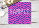 Lilly Inspired Purple Chevron Pattern Adhesive Vinyl L045